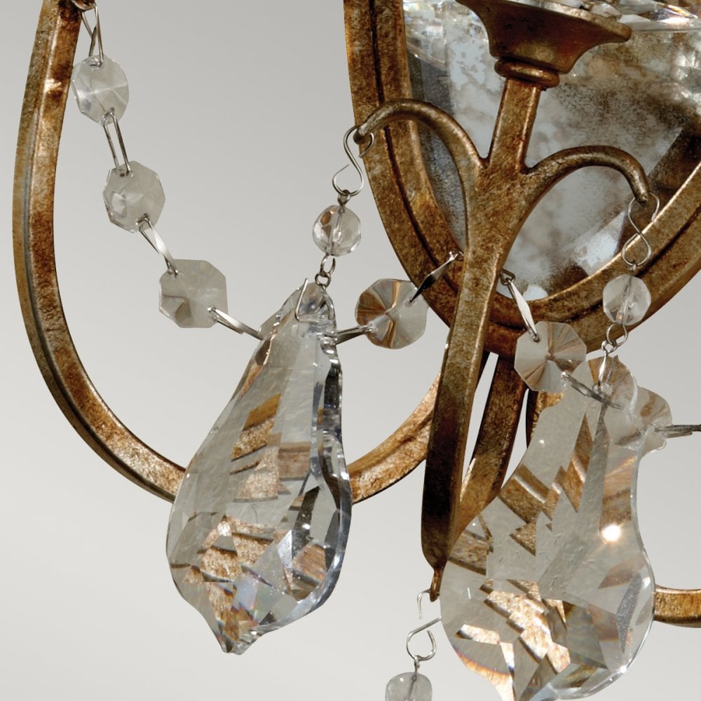 Valentina Triple Wall Light in Oxidized Bronze