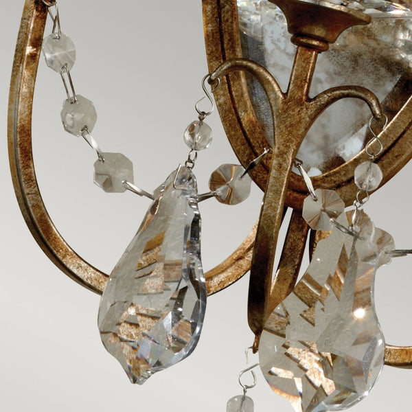 Valentina Triple Wall Light in Oxidized Bronze