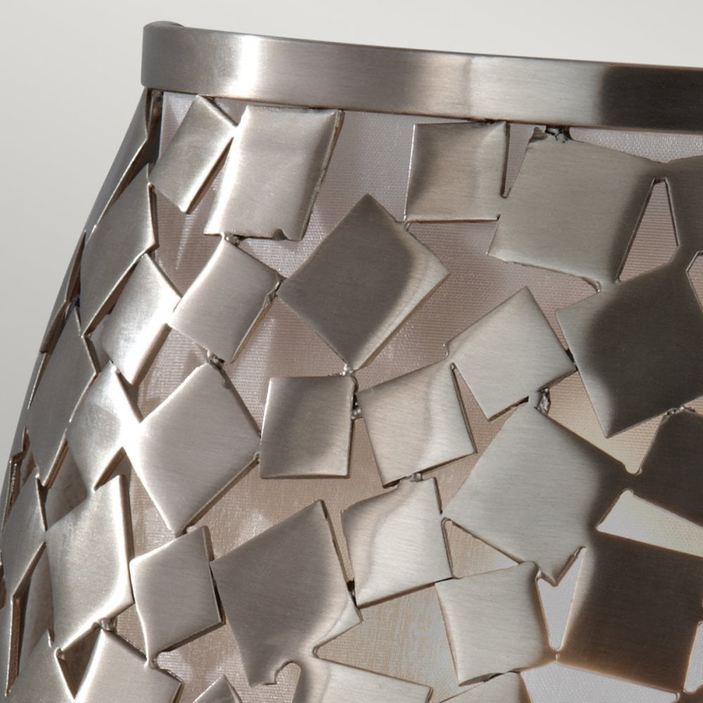 Zara Wall Light In Brushed Steel
