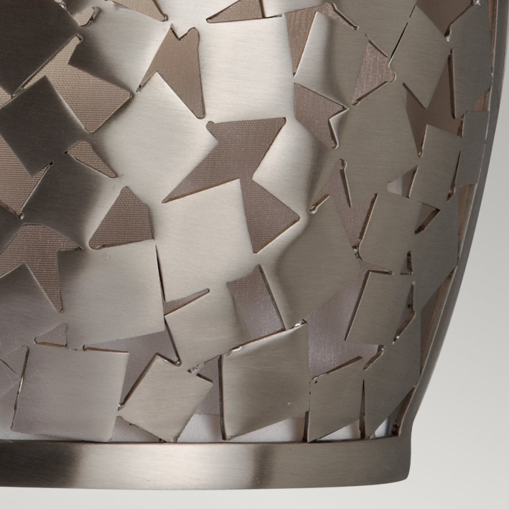 Zara Wall Light In Brushed Steel