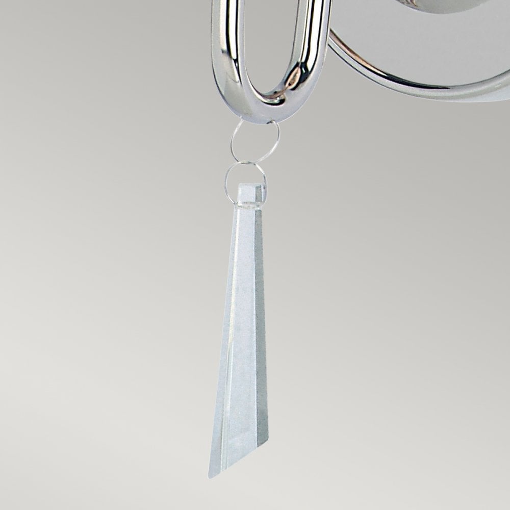 Finsbury Park One Arm Polished Nickel Wall Light