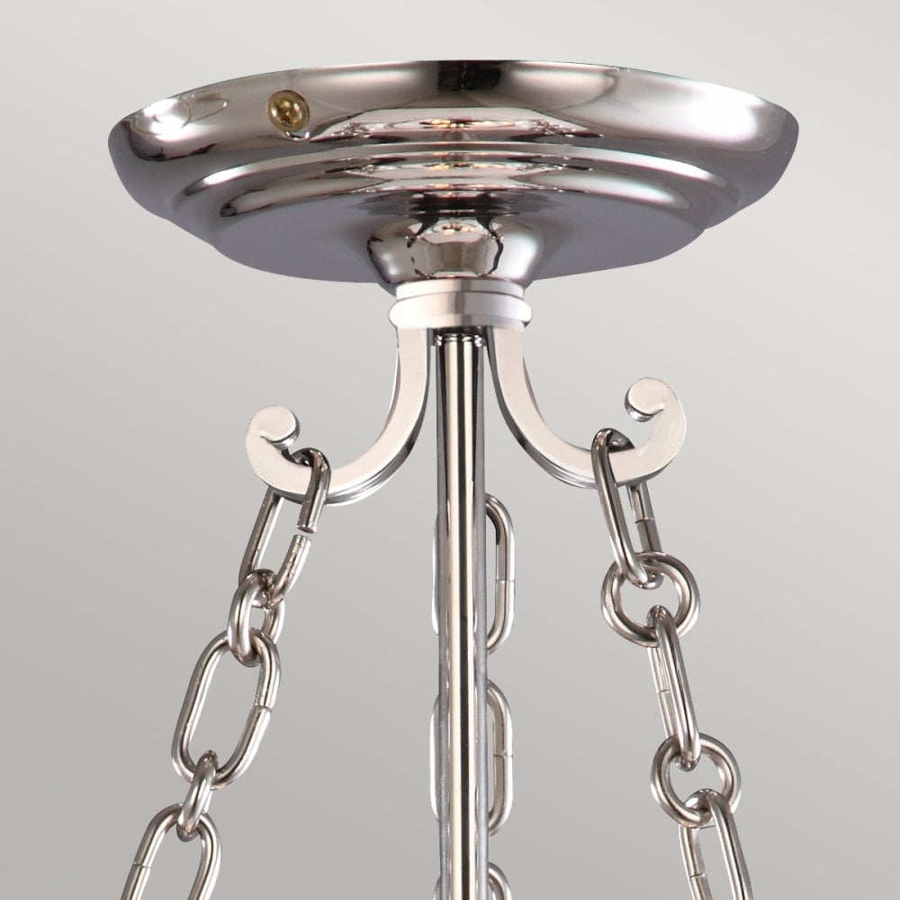 Finsbury Park Polished Nickel Small Ceiling Lantern