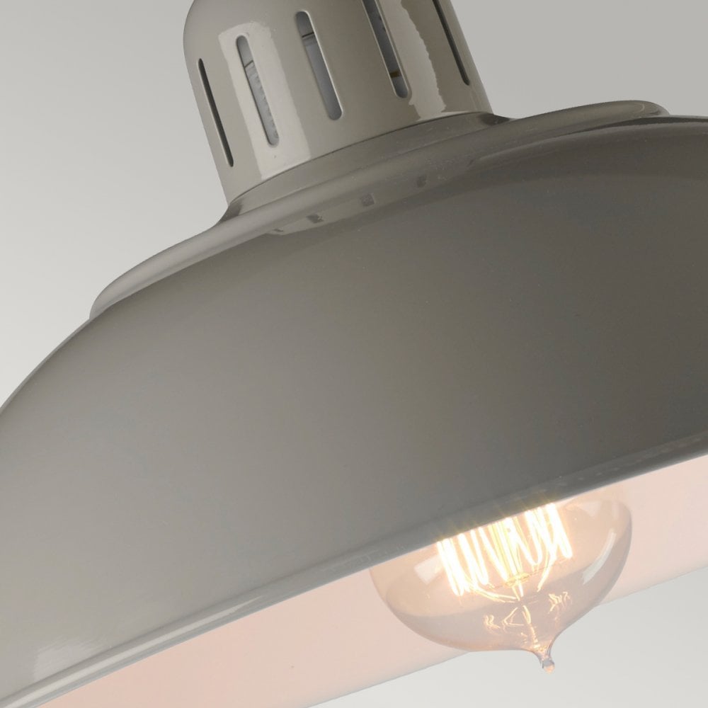Franklin Bureau Desk Lamp in Tarpaulin Grey