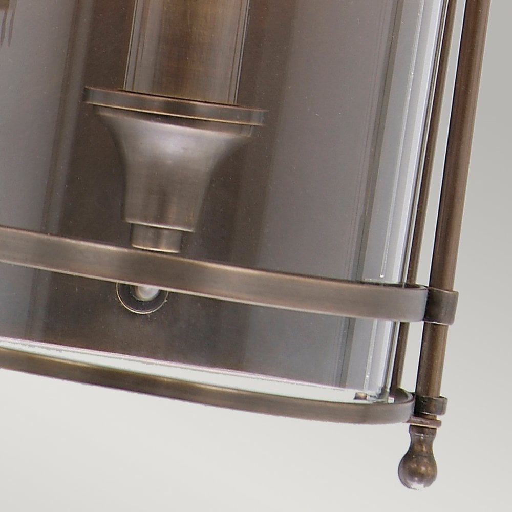 Guildhall Wall Light in Dark Bronze