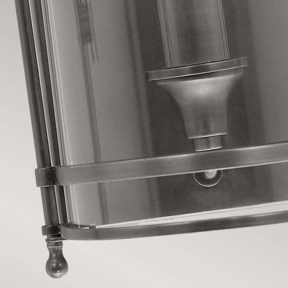 Guildhall Wall Light in Polished Nickel