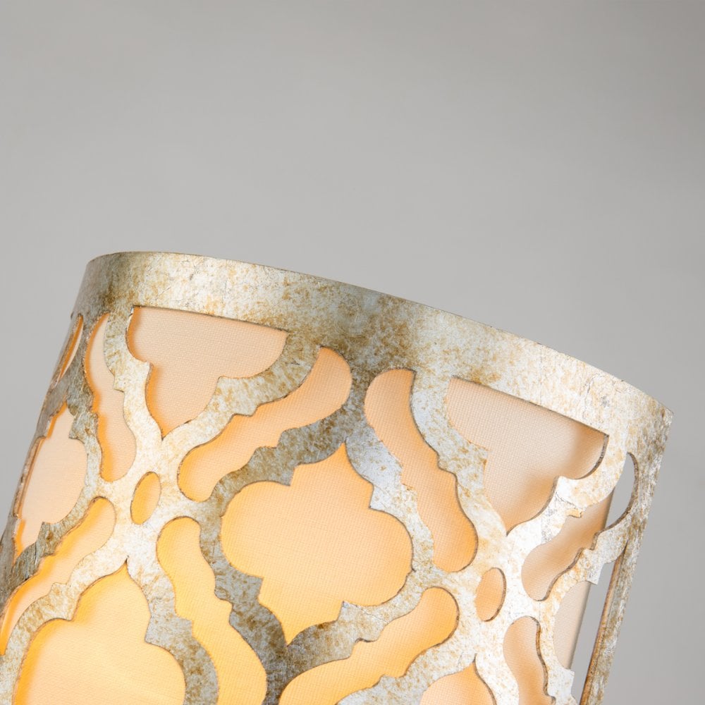 Arabella Single Wall Light in Distressed Gold