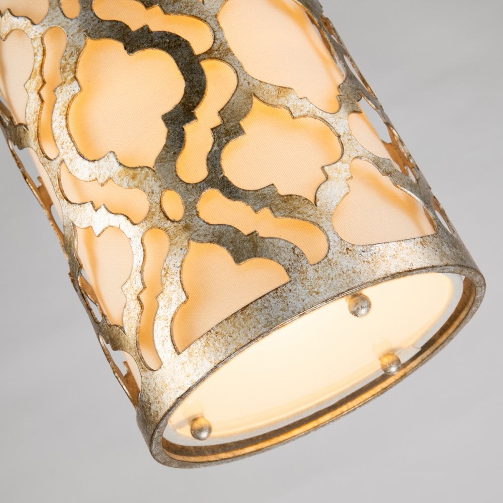 Arabella Duo-Mount Mini Pendant in Distressed Gold