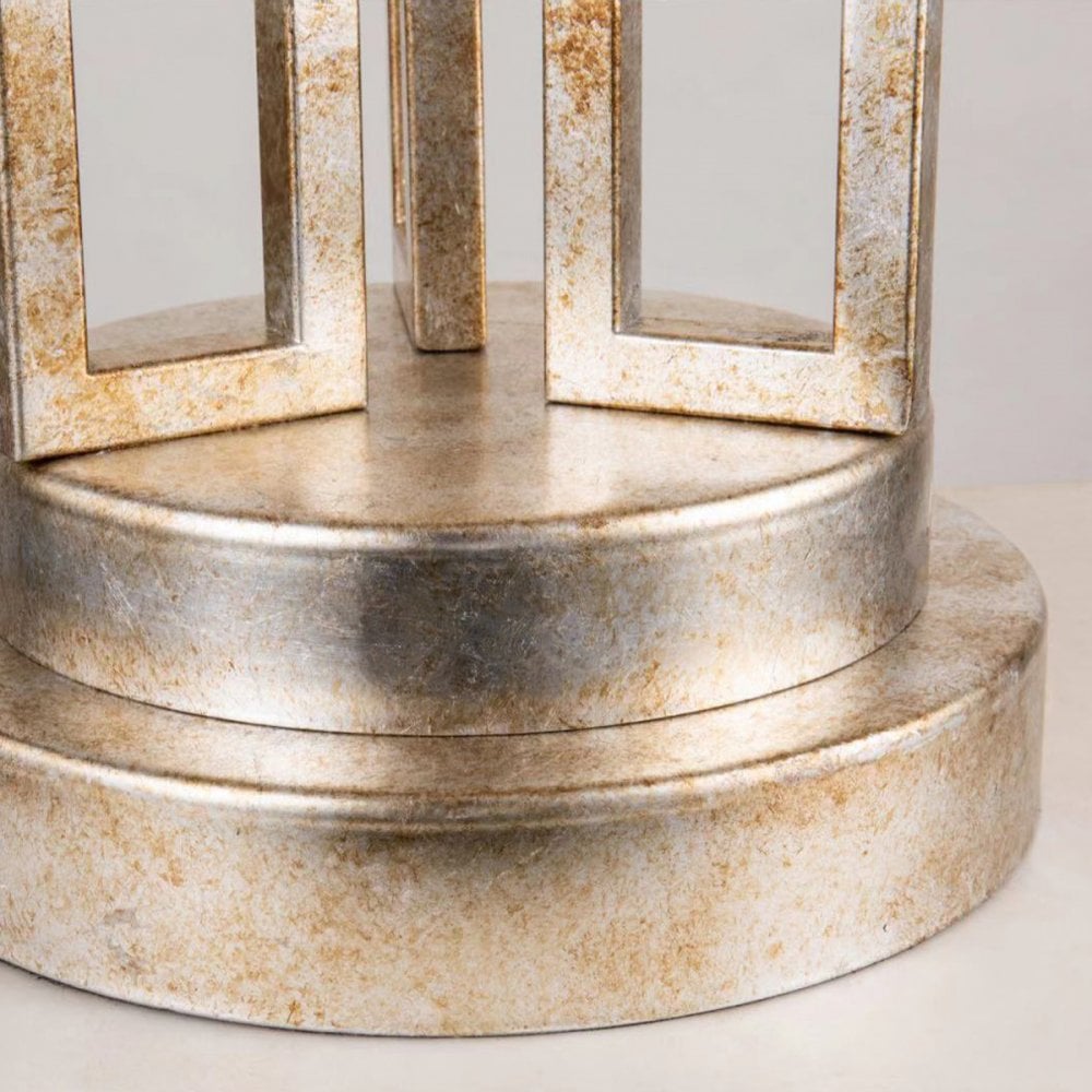 Lemuria Table Lamp in Distressed Gold