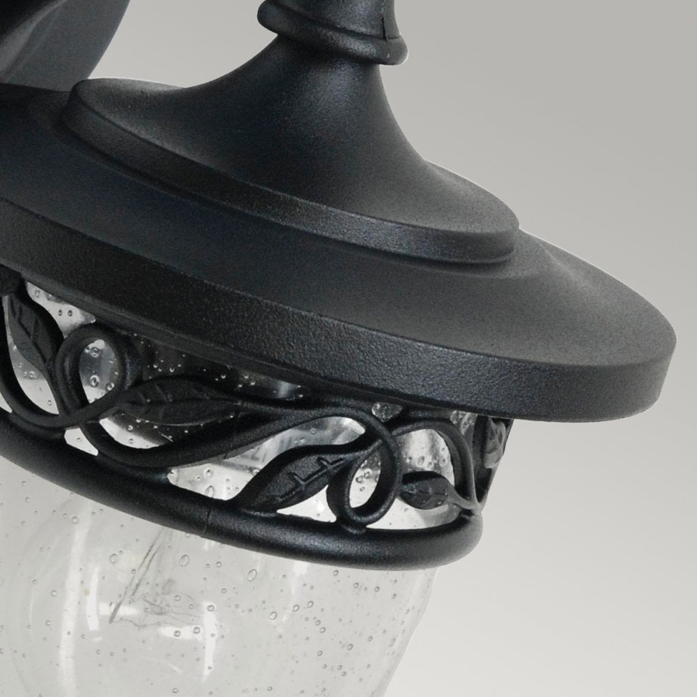 Burford 1 Light Wall Lantern in Black