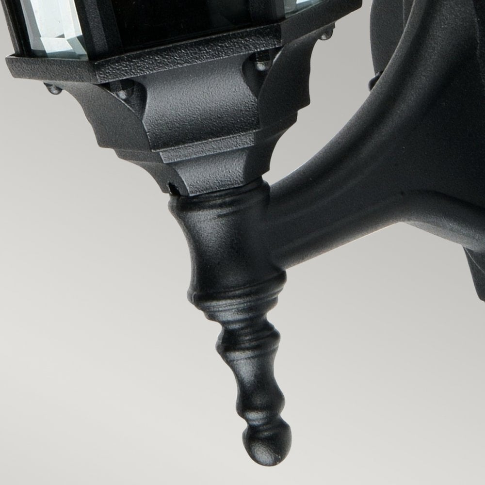 Ledbury 1 Light Wall Lantern in Black