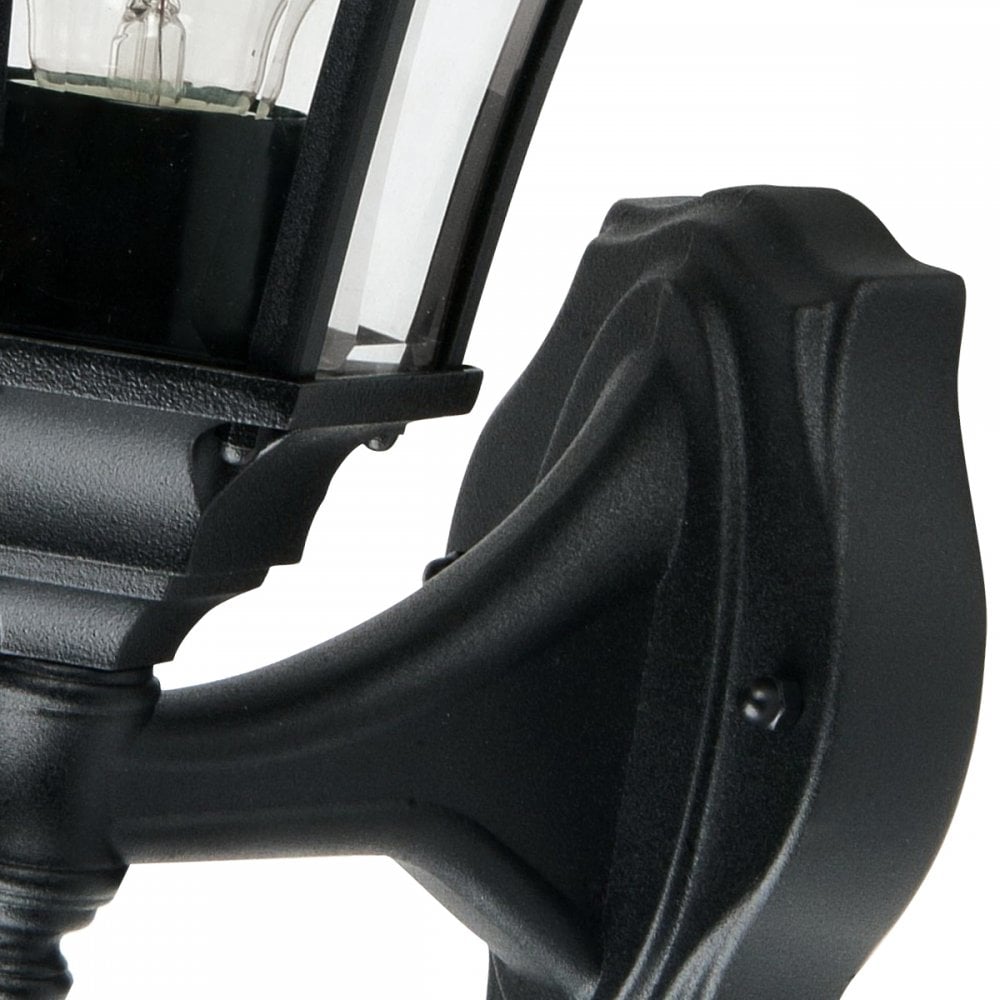 Ledbury 1 Light Wall Lantern in Black