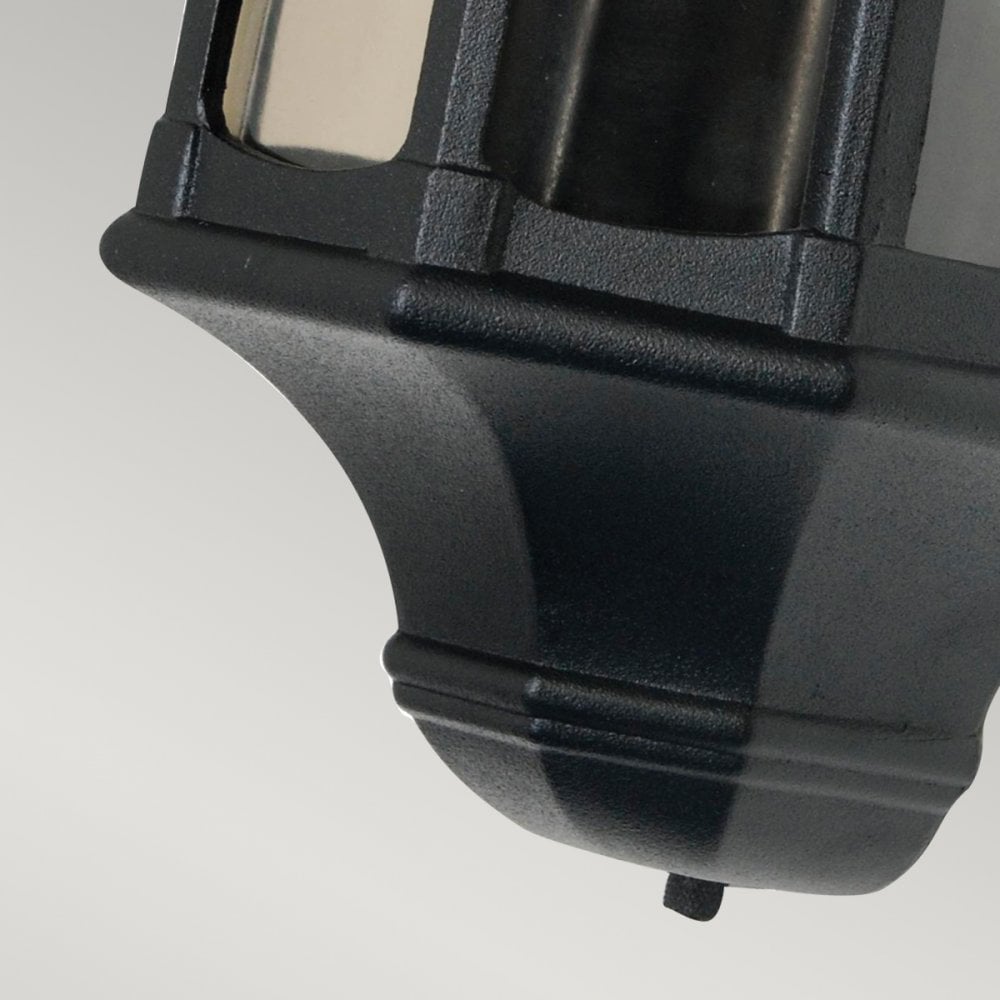 Newbury 1 Light Half Lantern in Black