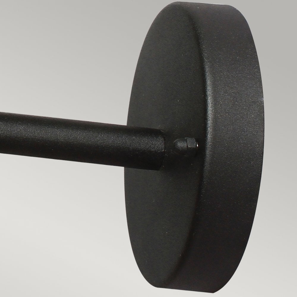 Helsingor Stainless Steel Exterior Wall Light in Black