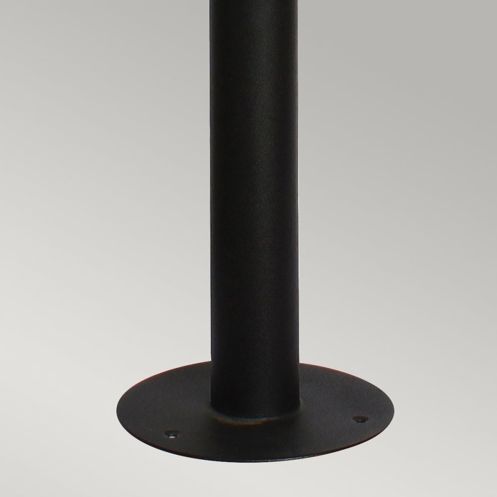 Helsingor Stainless Steel Exterior Bollard Light in Black