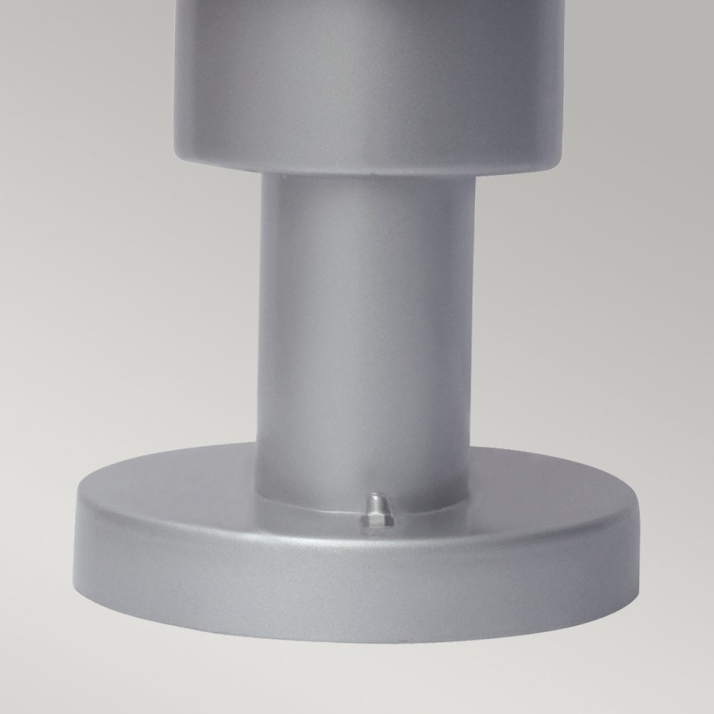 Helsingor Stainless Steel Exterior Pedestal Light in Silver