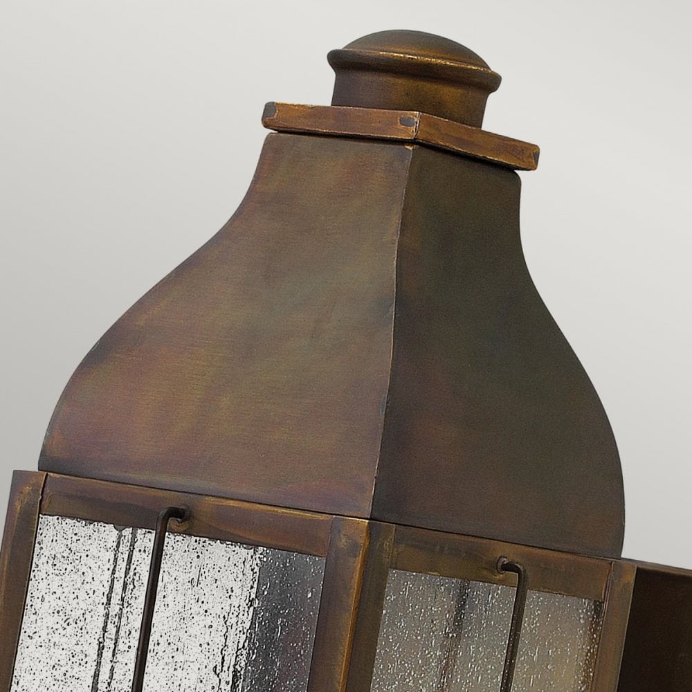 Bingham Solid Brass Medium Wall Lantern