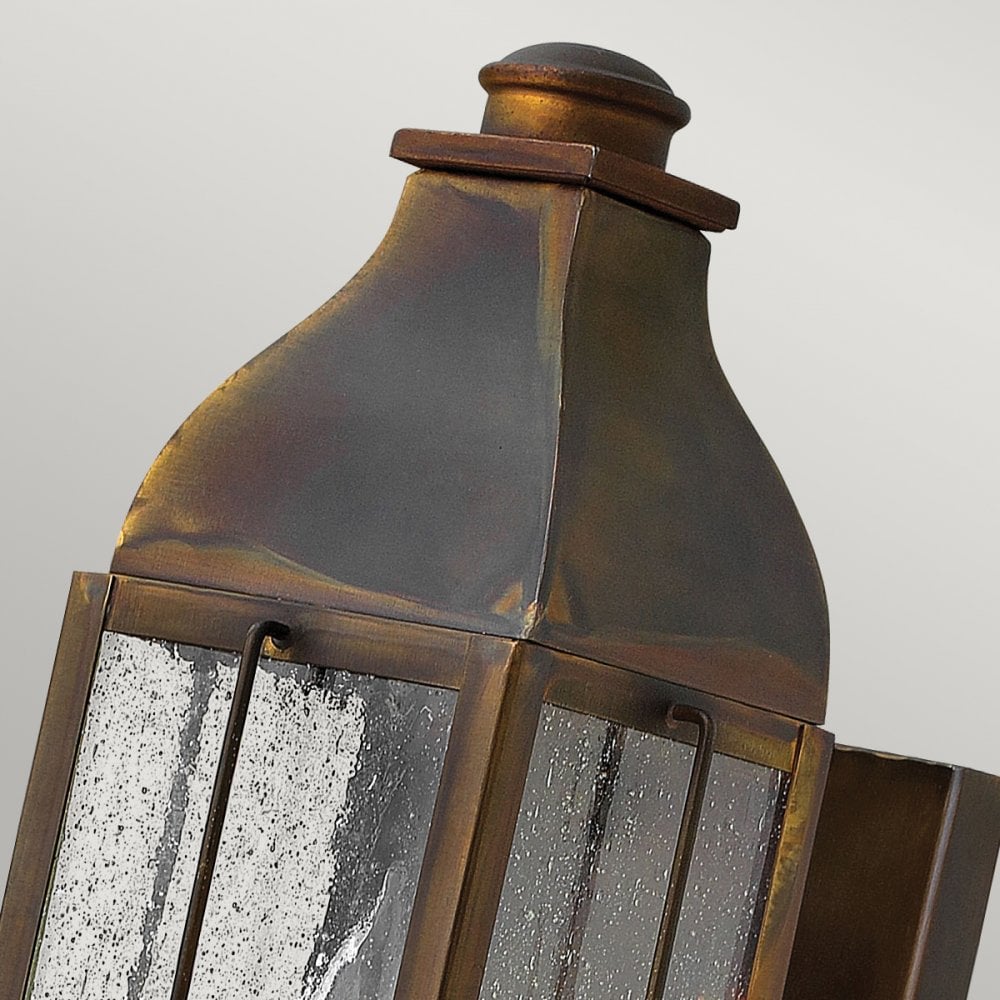 Bingham Solid Brass Small Wall Lantern