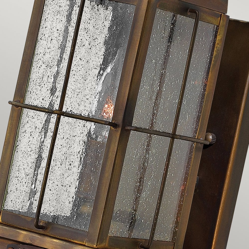 Bingham Solid Brass Small Wall Lantern