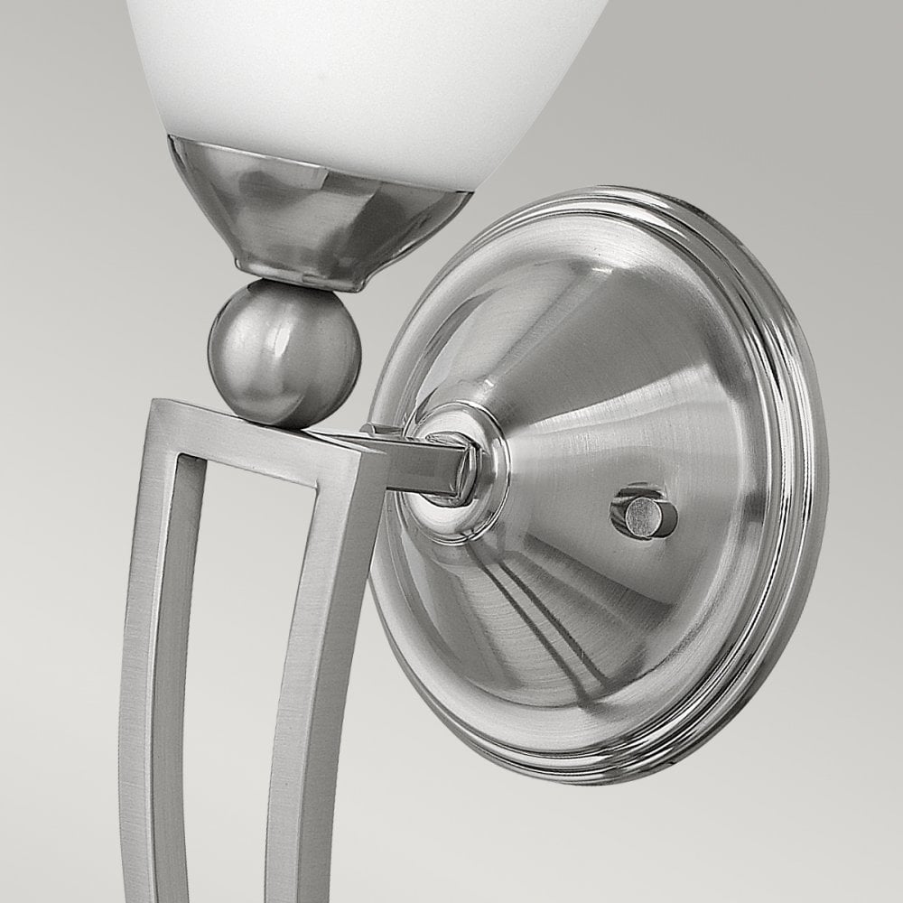 Bolla Single Wall Torchiere in Brushed Nickel