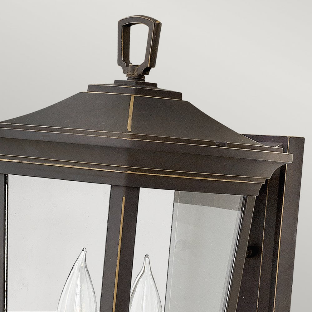 Bromley 2 Light Medium Wall Lantern in Bronze