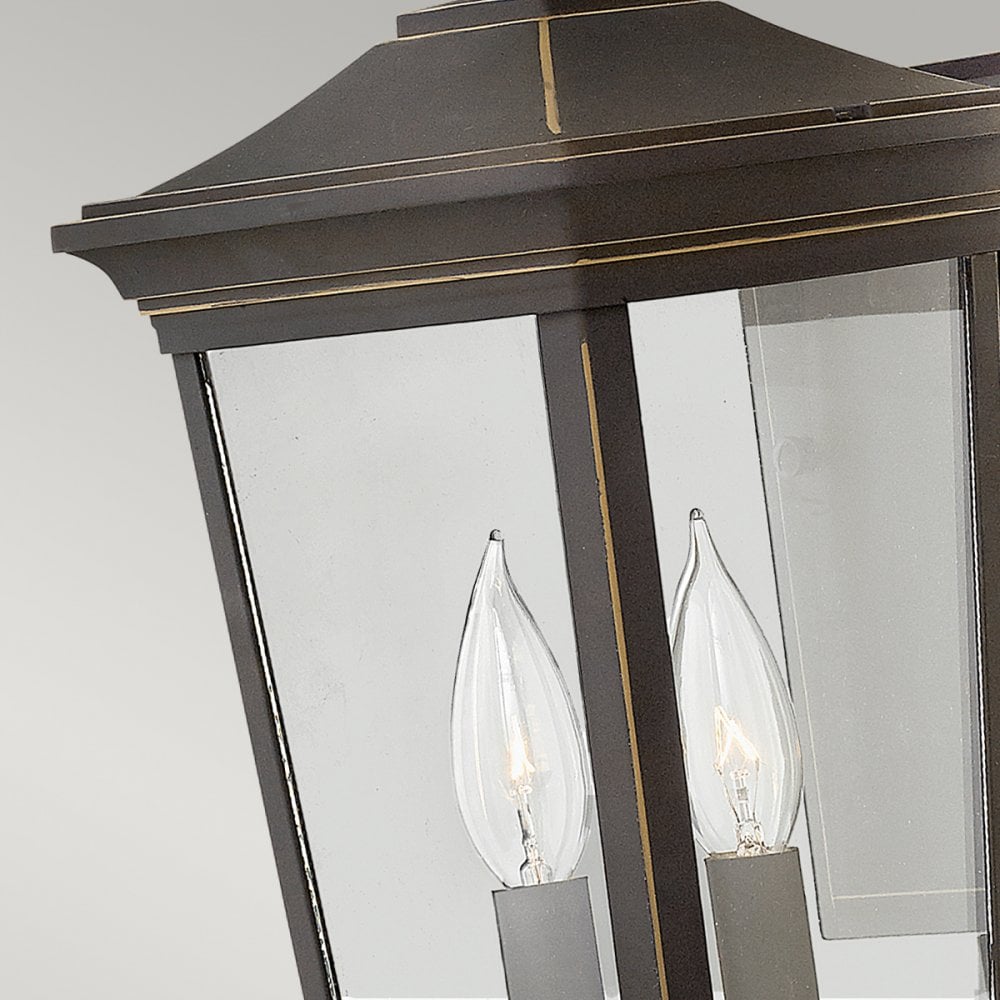 Bromley 2 Light Medium Wall Lantern in Bronze
