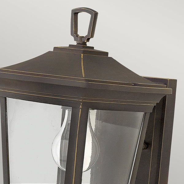 Bromley 1 Light Small Wall Lantern in Bronze