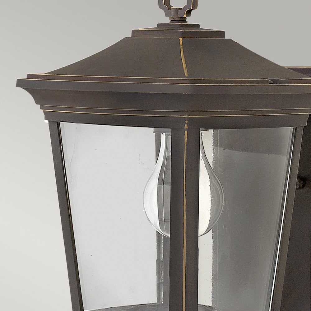 Bromley 1 Light Small Wall Lantern in Bronze
