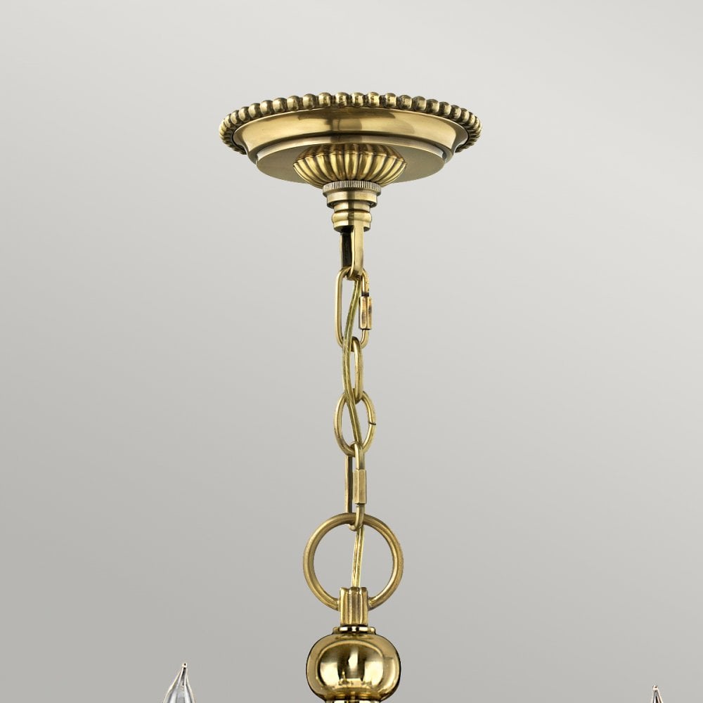 Cambridge Fifteen Light Chandelier in Burnished Brass