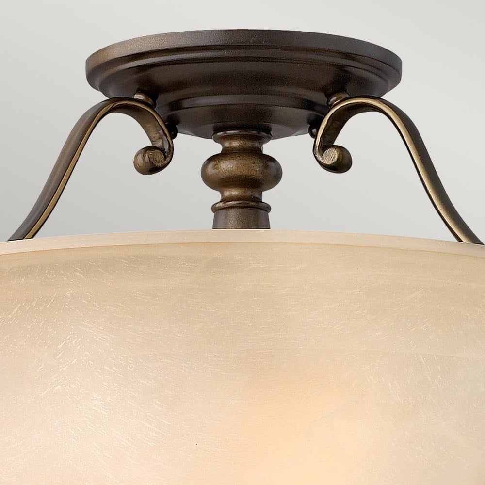 Dunhill Semi-Flush Ceiling Light in Royal Bronze
