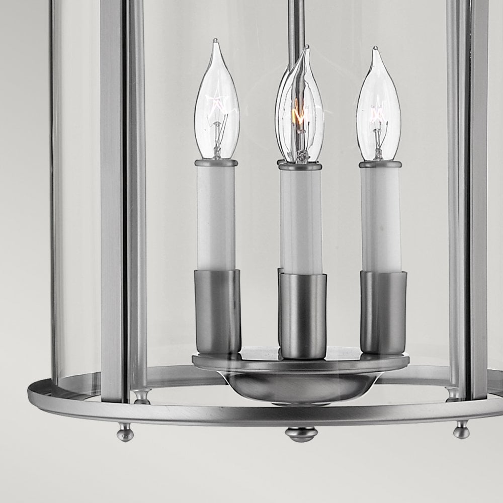 Gentry Four Light Medium Pendant in Pewter