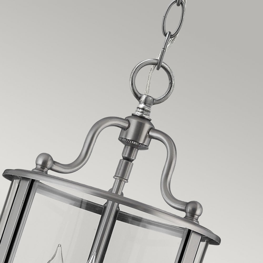 Gentry Three Light Small Pendant in Pewter