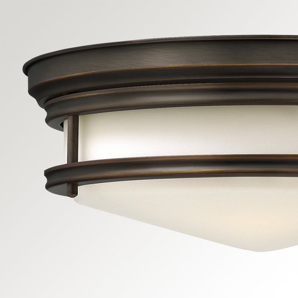 Hadley Three Light Flush Light in Oil Rubbed Bronze