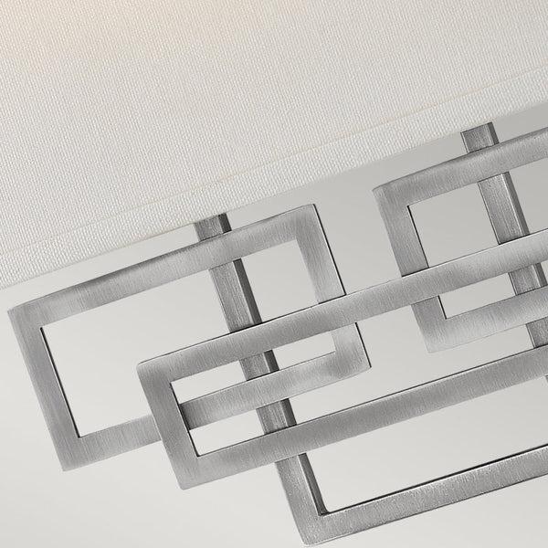 Lanza Wall Light in Antique Nickel