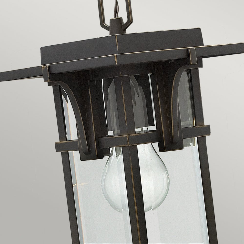 Manhattan Chain Lantern in Oil Rubbed Bronze
