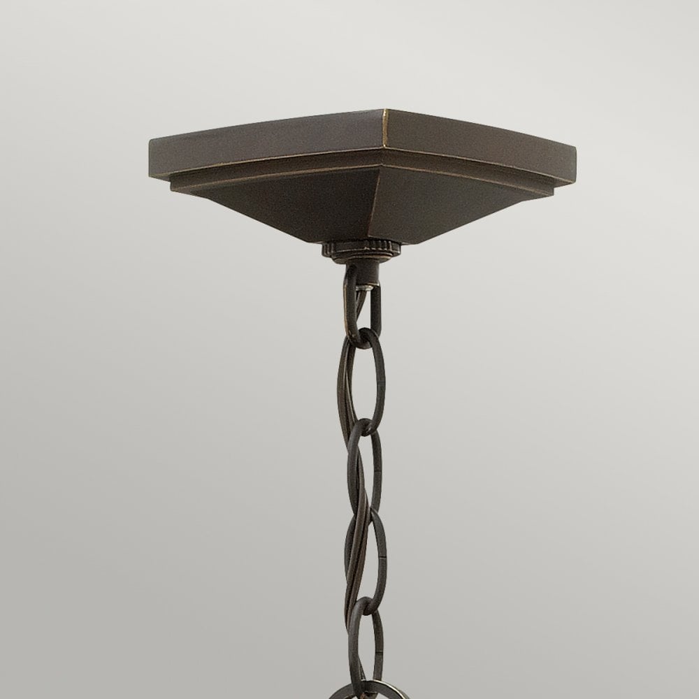 Manhattan Chain Lantern in Oil Rubbed Bronze