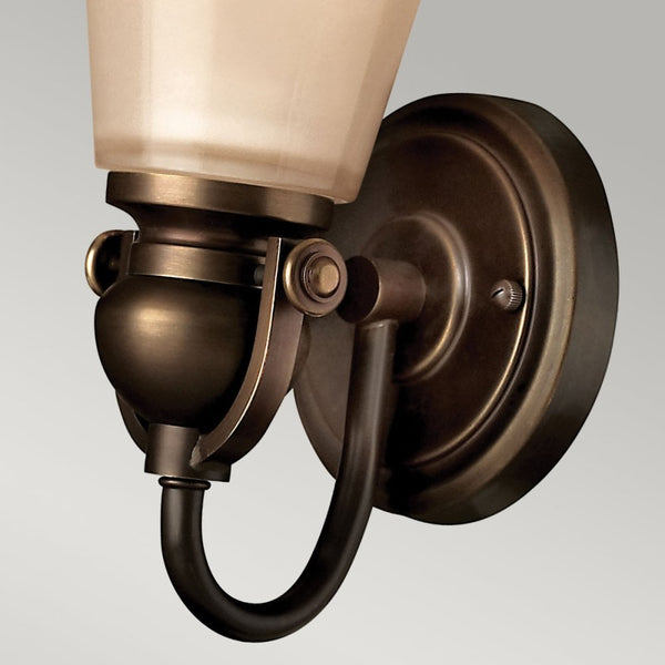 Mayflower Single Wall Light in Olde Bronze
