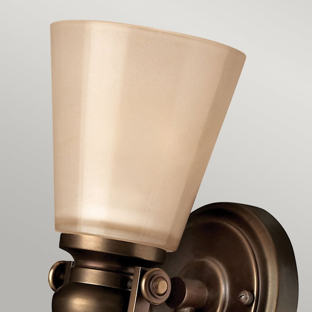 Mayflower Single Wall Light in Olde Bronze