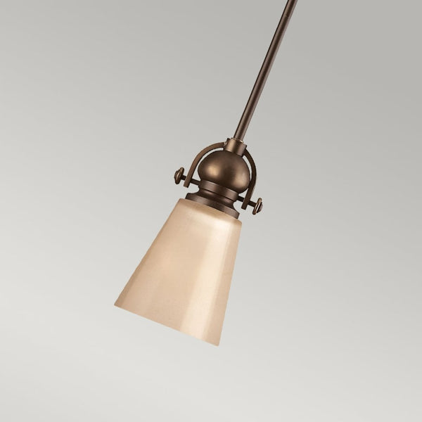 Mayflower Slim Mini Pendant in Olde Bronze