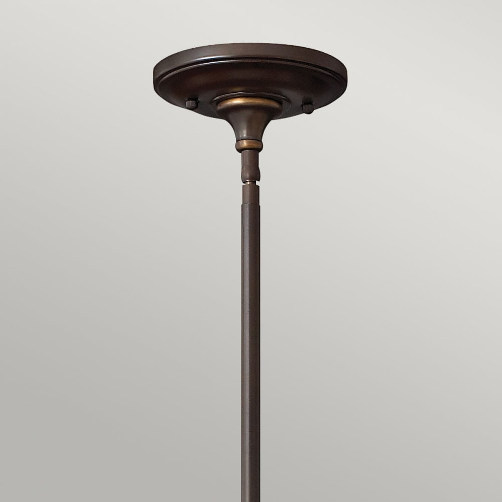 Mayflower Wide Mini Pendant in Olde Bronze