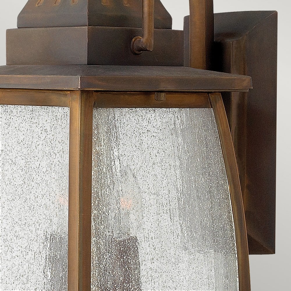 Montauk Solid Brass Medium Wall Lantern