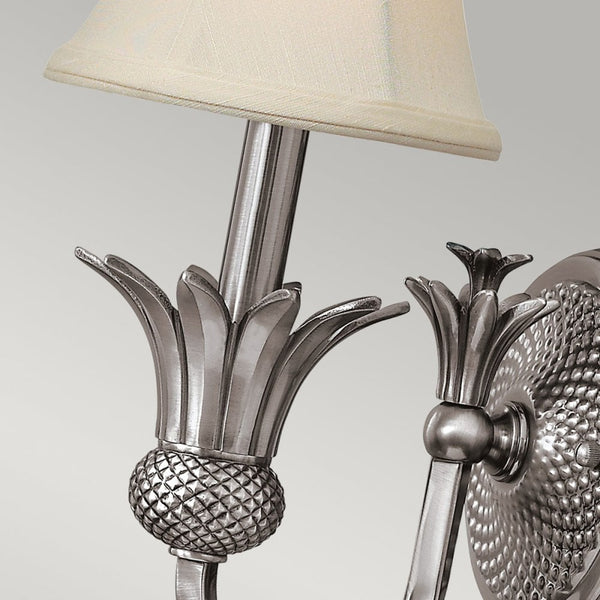 Plantation Single Wall Light in Polished Antique Nickel