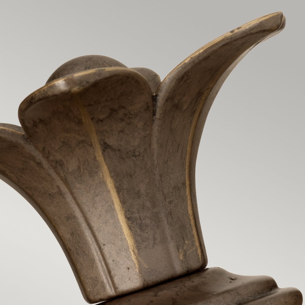 Plantation Bathroom Wall Light in Pearl Bronze