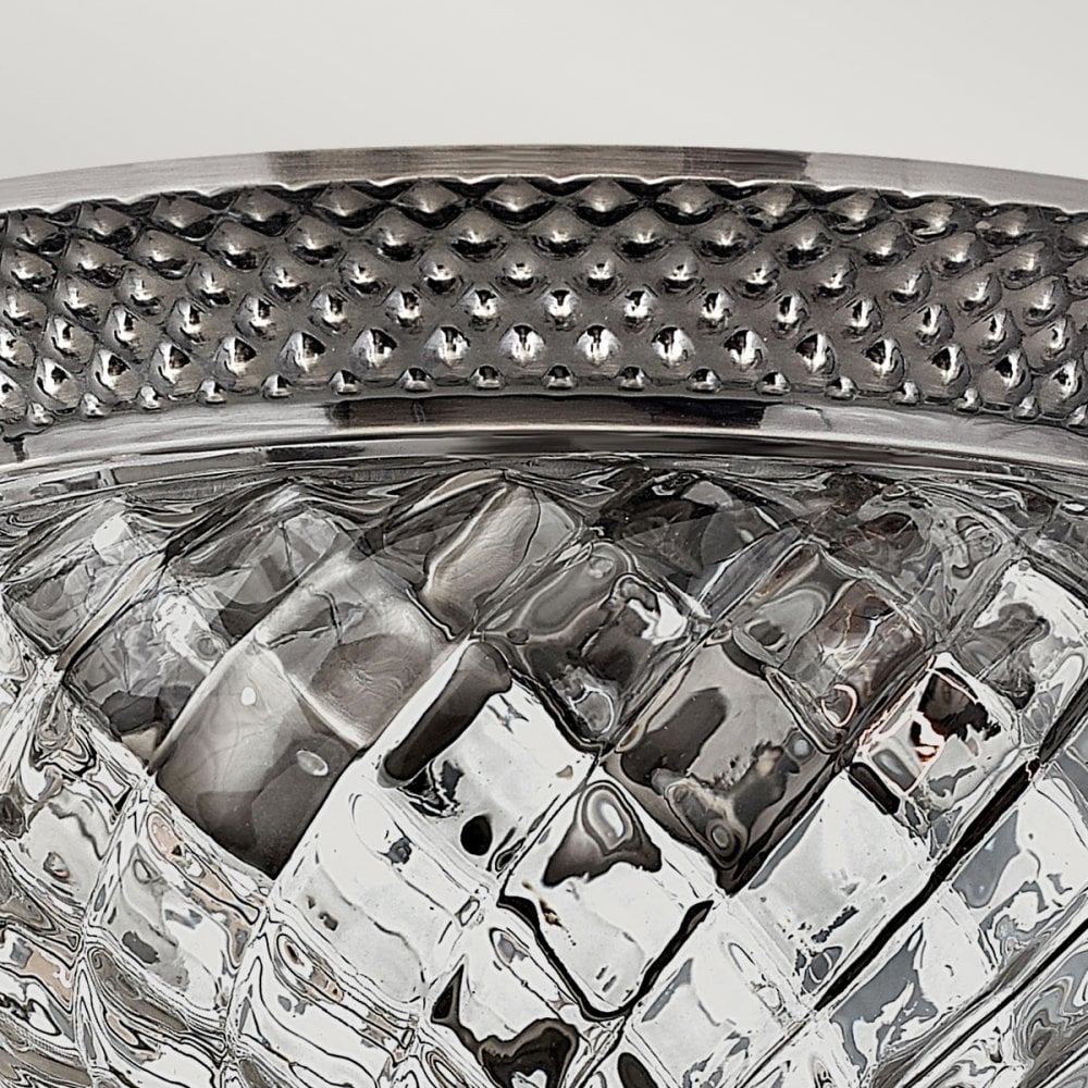 Plantation Small Flush Light in Polished Antique Nickel