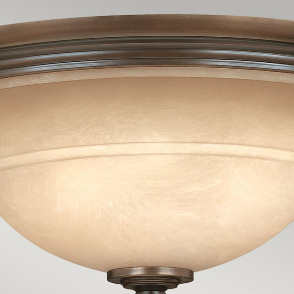 Plymouth Flush Mount Ceiling Light in Old Bronze