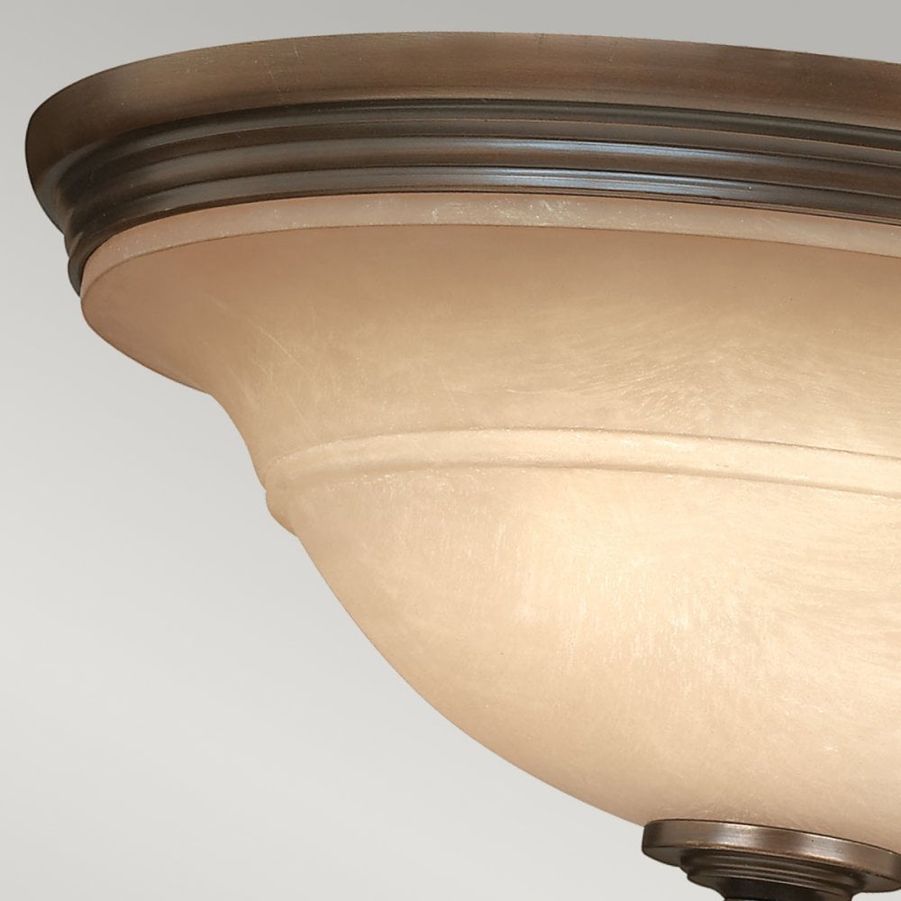 Plymouth Flush Mount Ceiling Light in Old Bronze
