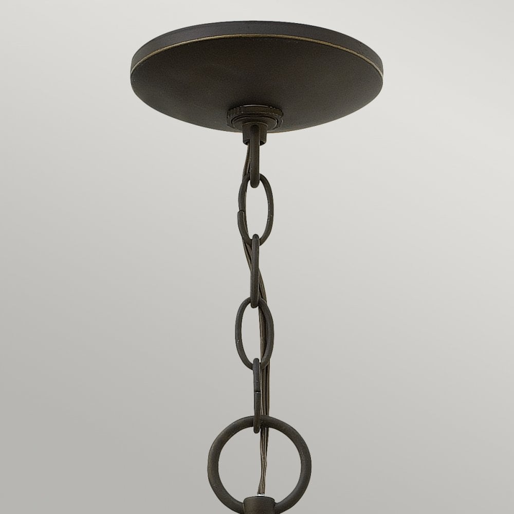 Quincy Outdoor Chain Lantern Pendant in Oil Rubbed Bronze