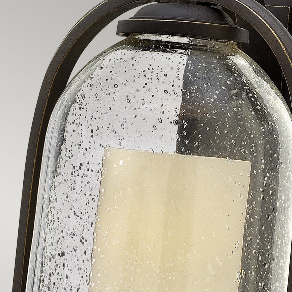 Quincy Medium Outdoor Wall Lantern in Oil Rubbed Bronze