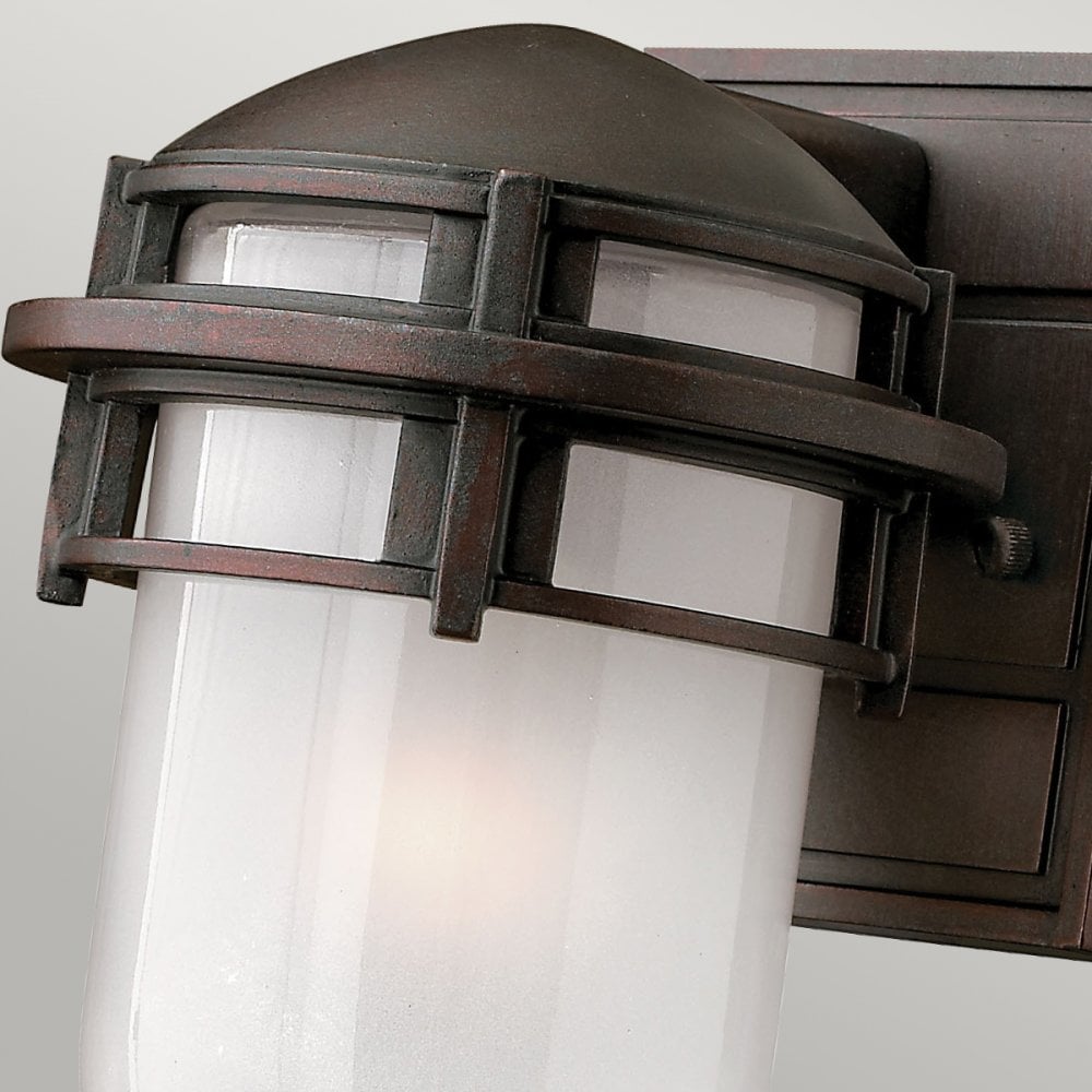 Reef Mini Outdoor Wall Lantern in Victorian Bronze