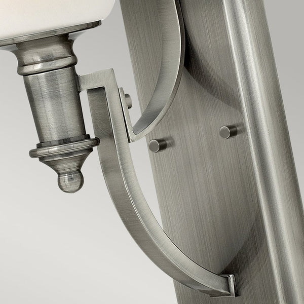 Truman Single Wall Light in Antique Nickel