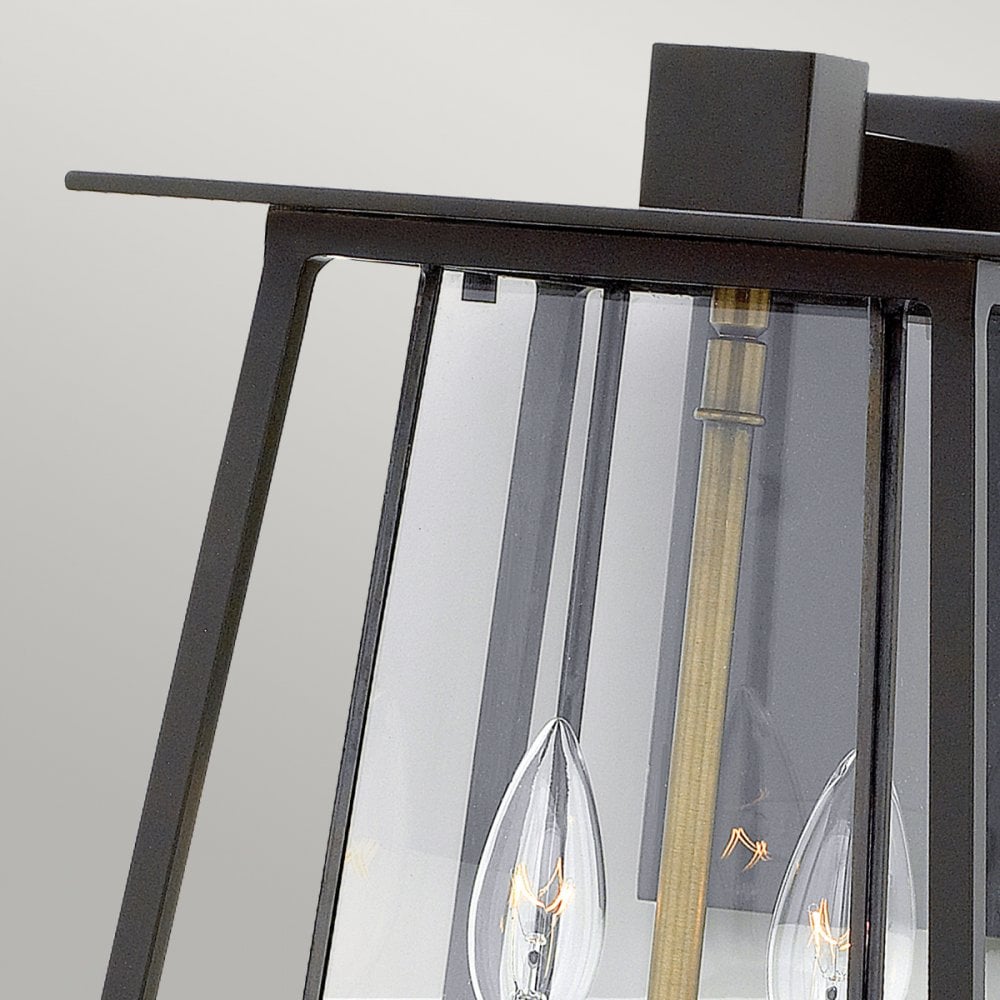 Walker Large Outdoor Wall Lantern in Buckeye Bronze
